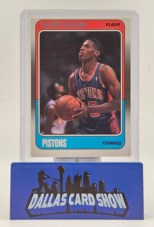 1988-89 Fleer Dennis Rodman Rookie #43 Chicago Bulls