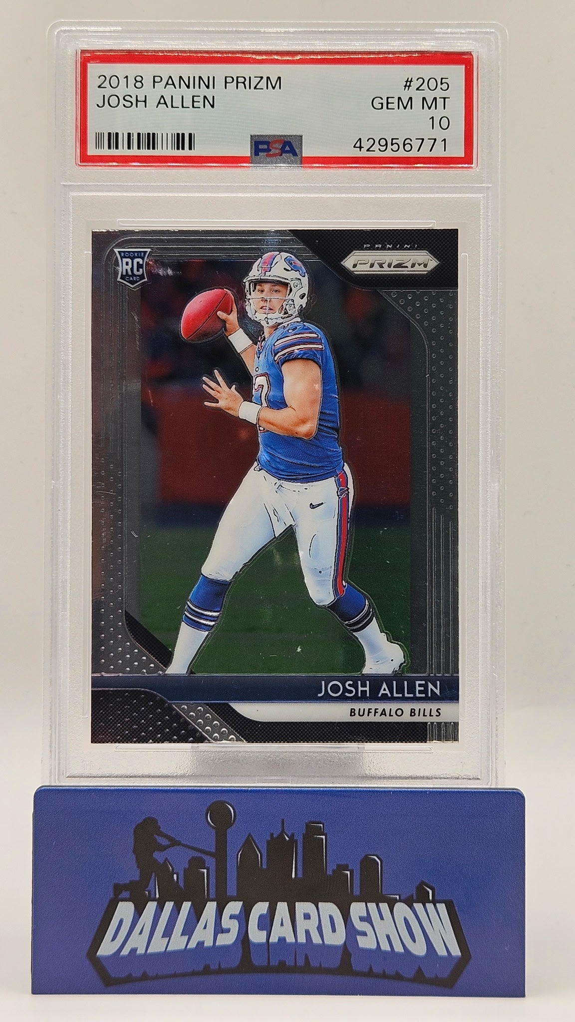 2018 Panini Prizm #205 Josh Allen Rookie RC PSA 10