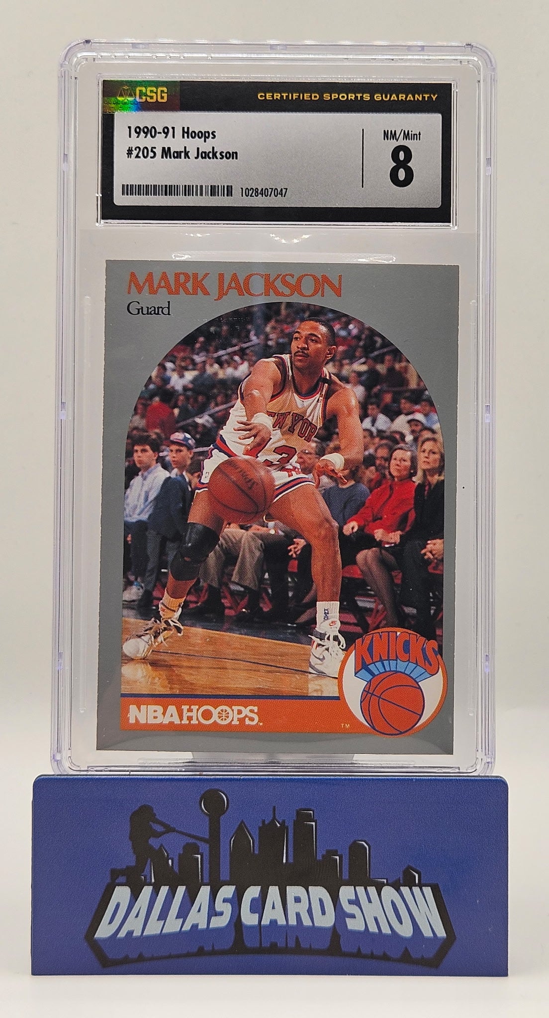 1990-91 Hoops #205 Mark Jackson CSG 8