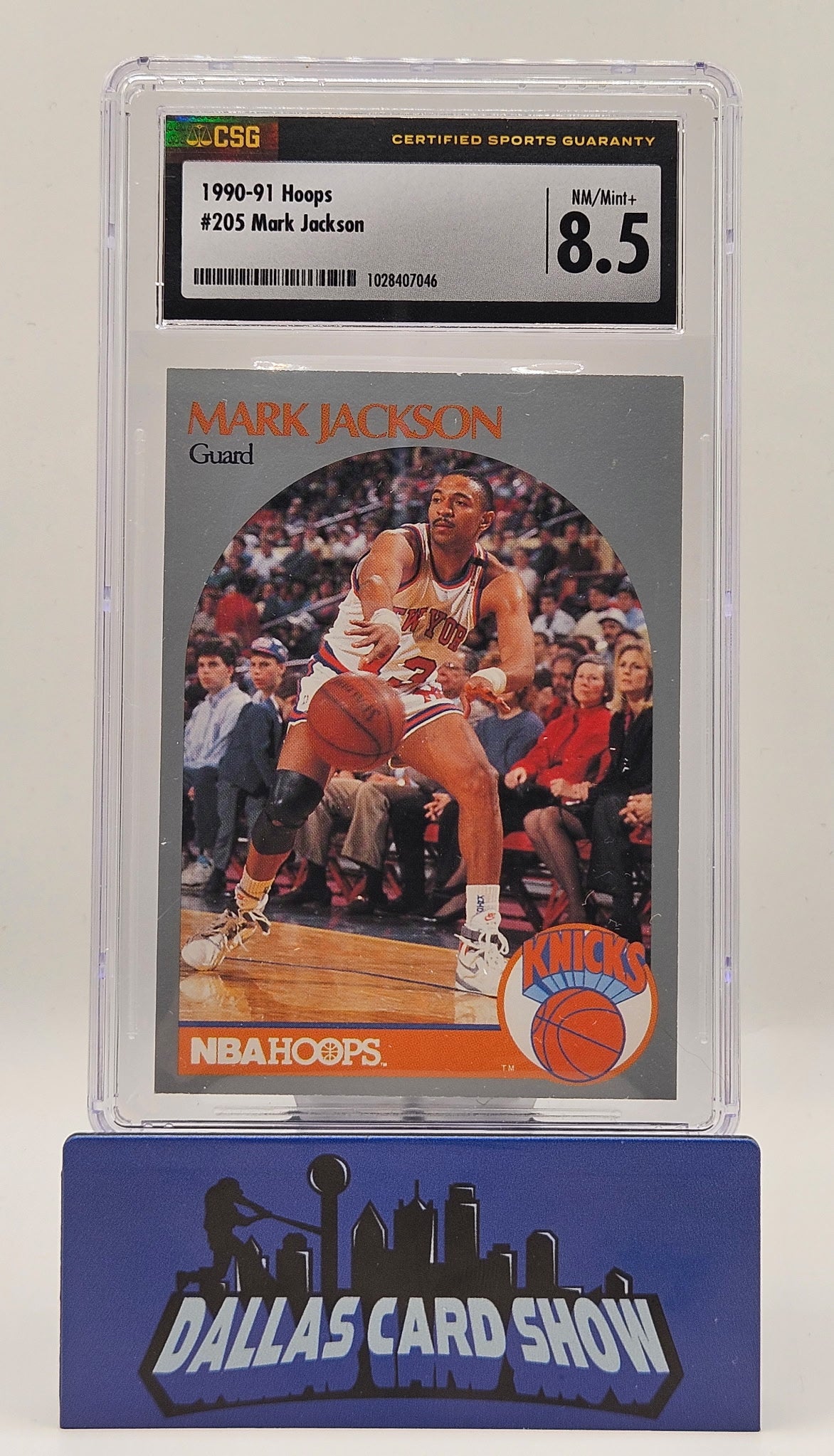 1990-91 Hoops #205 Mark Jackson CSG 8.5