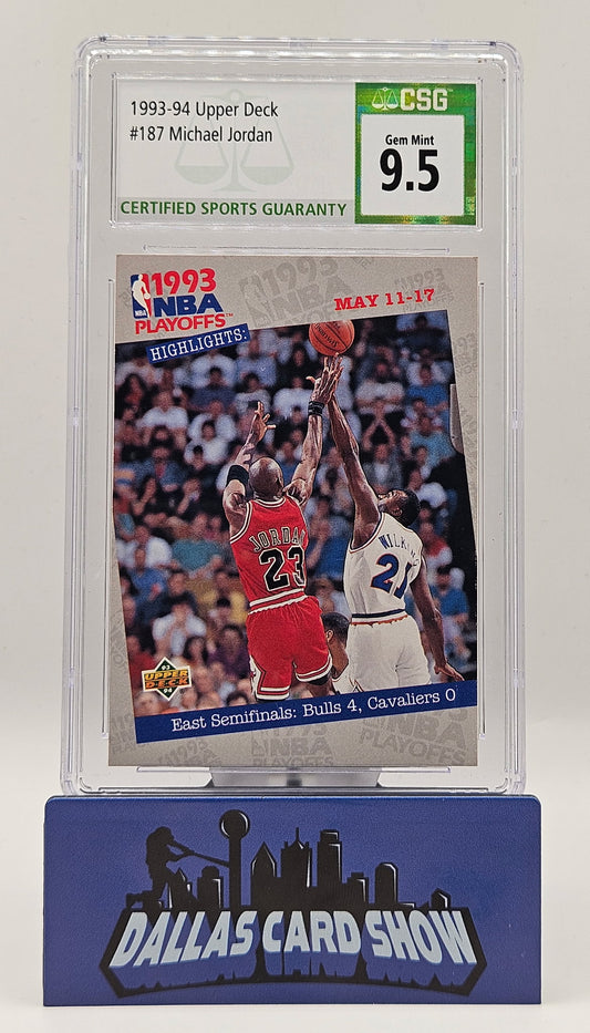 1993-94 Upper Deck #187 Michael Jordan CSG 9.5