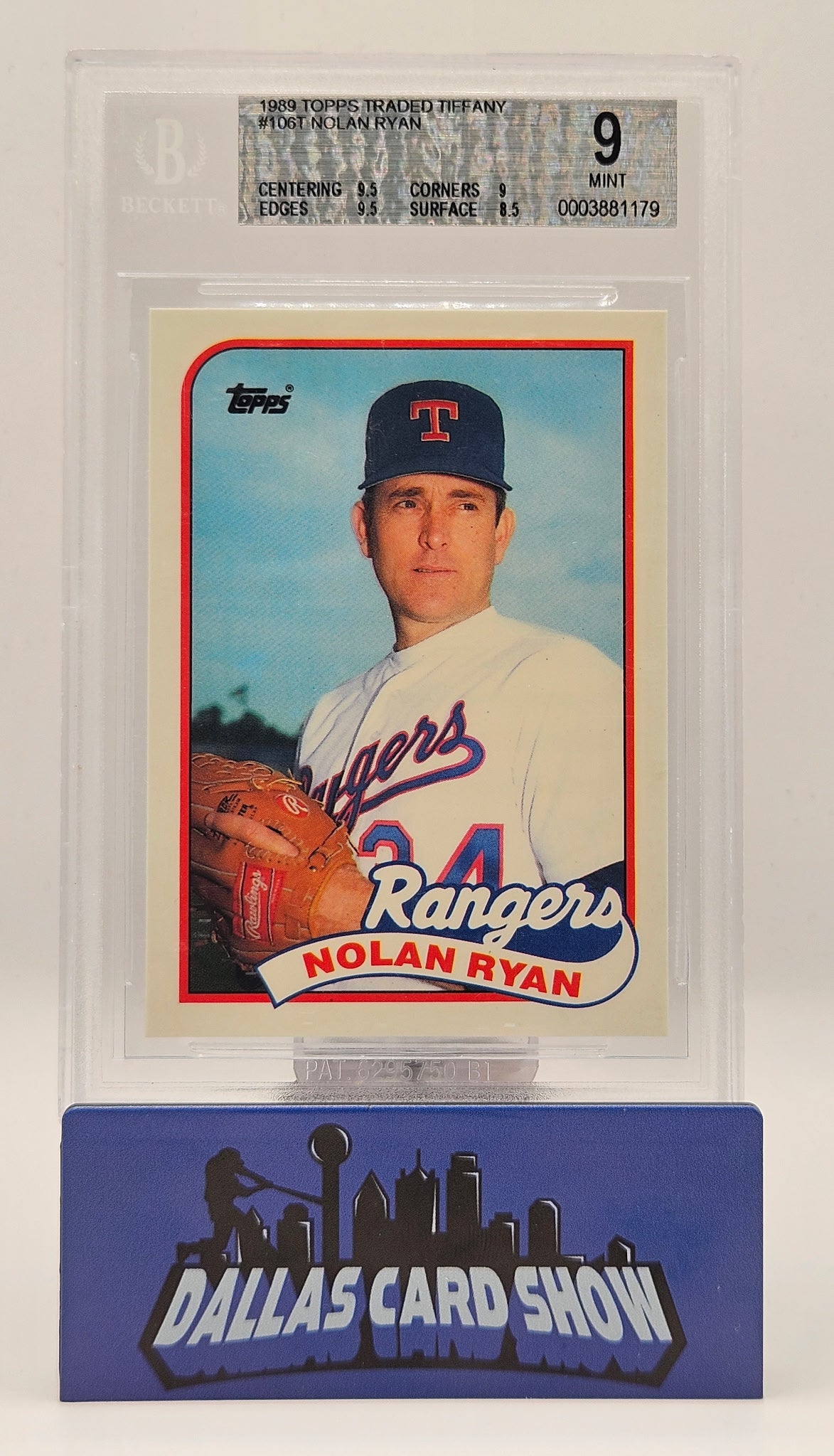 1989 Topps Traded Tiffany #106T Nolan Ryan BGS 9