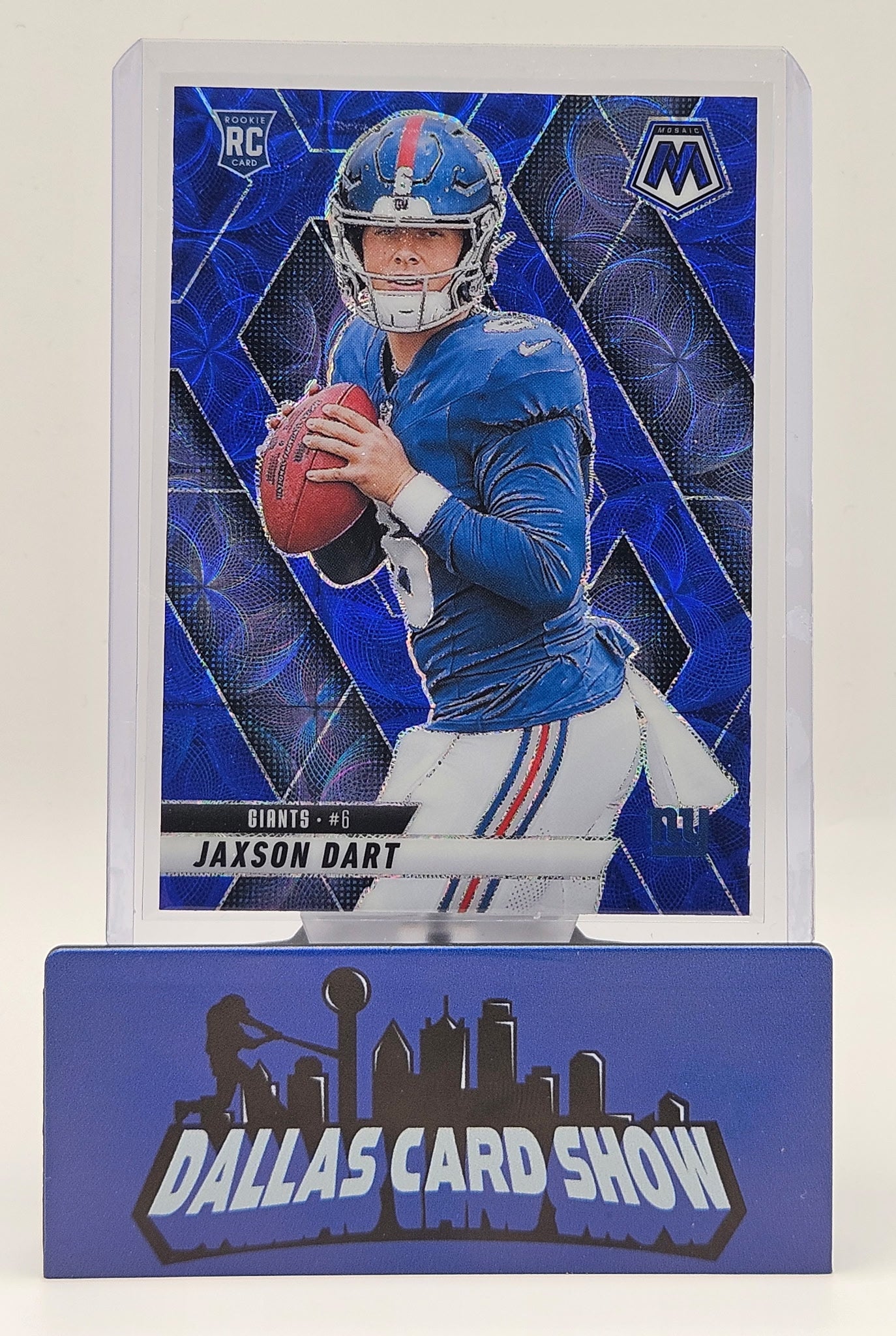 2025 Panini Mosaic #362 Jaxson Dart Blue Scope Rookie RC