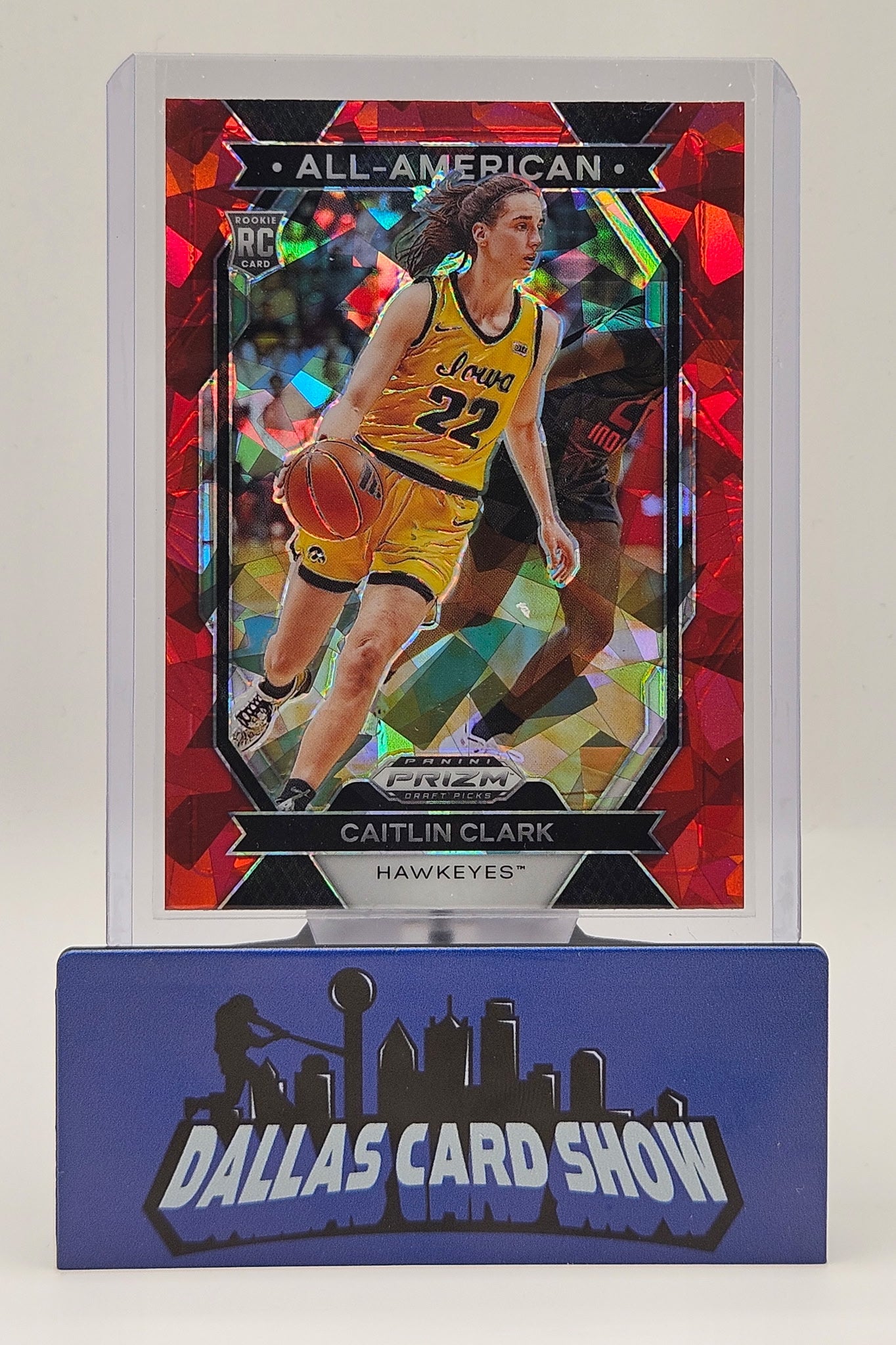 2024 Panini Prizm Draft Picks #23 Caitlin Clark Red All American Rookie RC