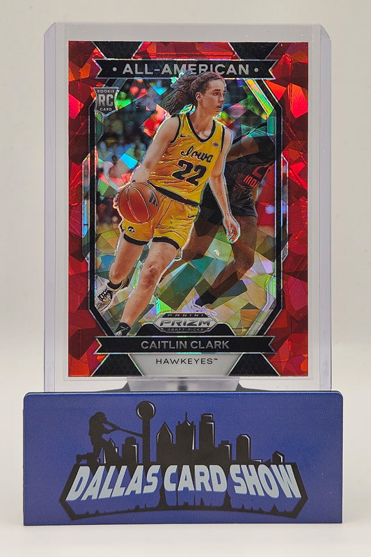 2024 Panini Prizm Draft Picks #23 Caitlin Clark Red All American Rookie RC
