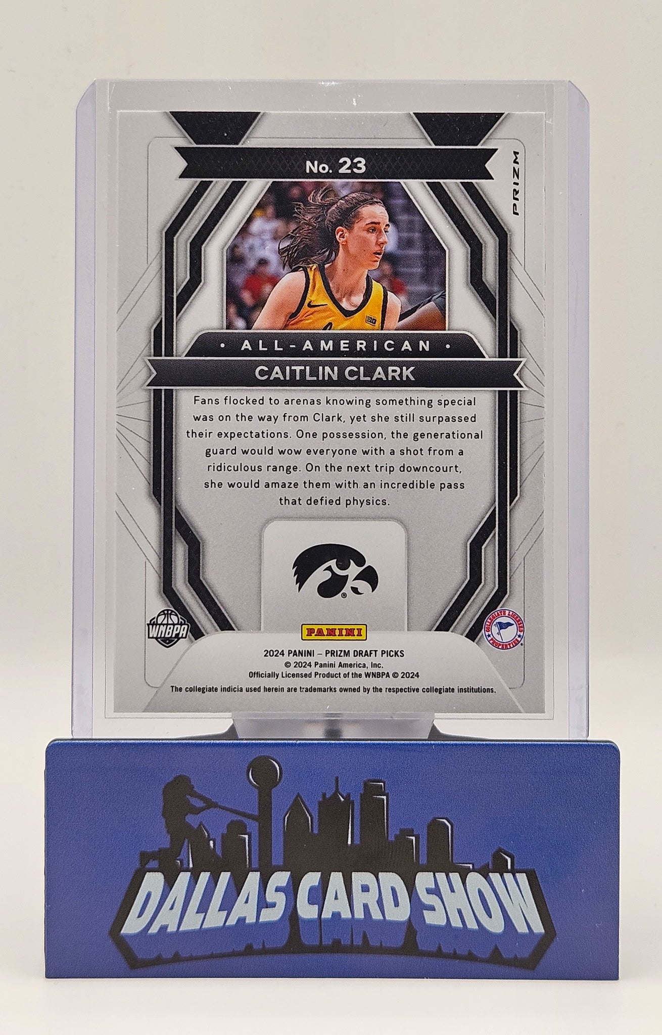 2024 Panini Prizm Draft Picks #23 Caitlin Clark Red All American Rookie RC