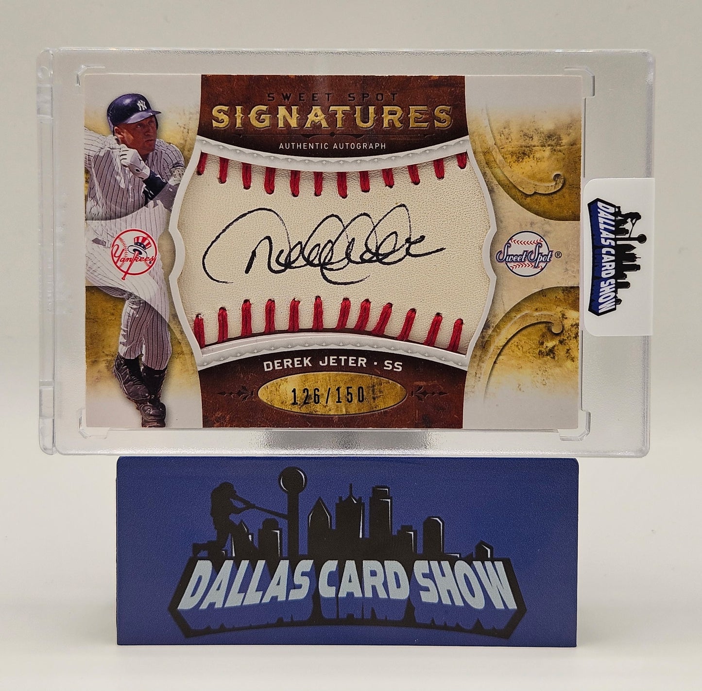 2009 Sweet Spot Signatures #S-DJ Derek Jeter Sweet Spot Autograph /150