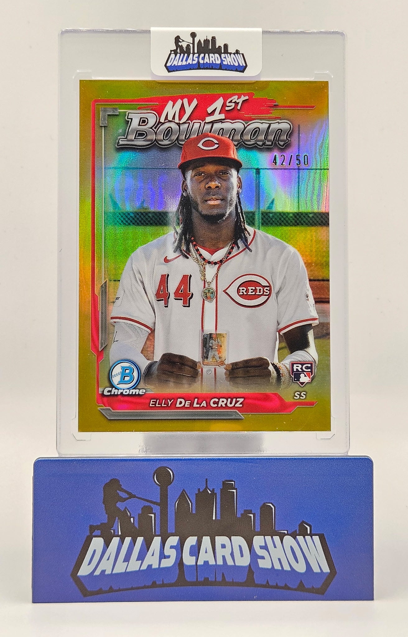 2024 Bowman Chrome #M1B-2 Elly De La Cruz My 1st Bowman Gold /50