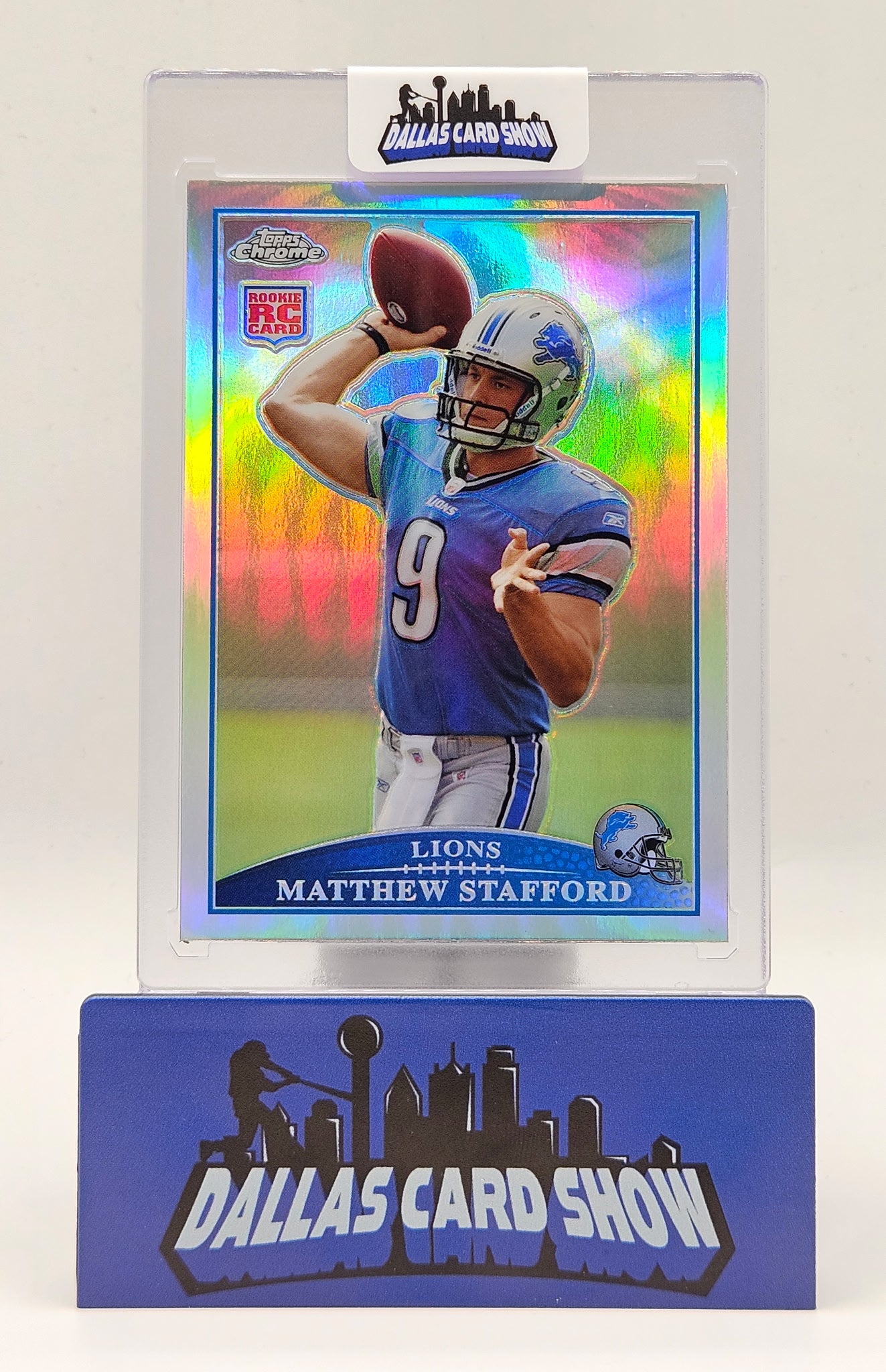 2009 Topps Chrome #TC210 Matthew Stafford Rookie Refractor RC Rams