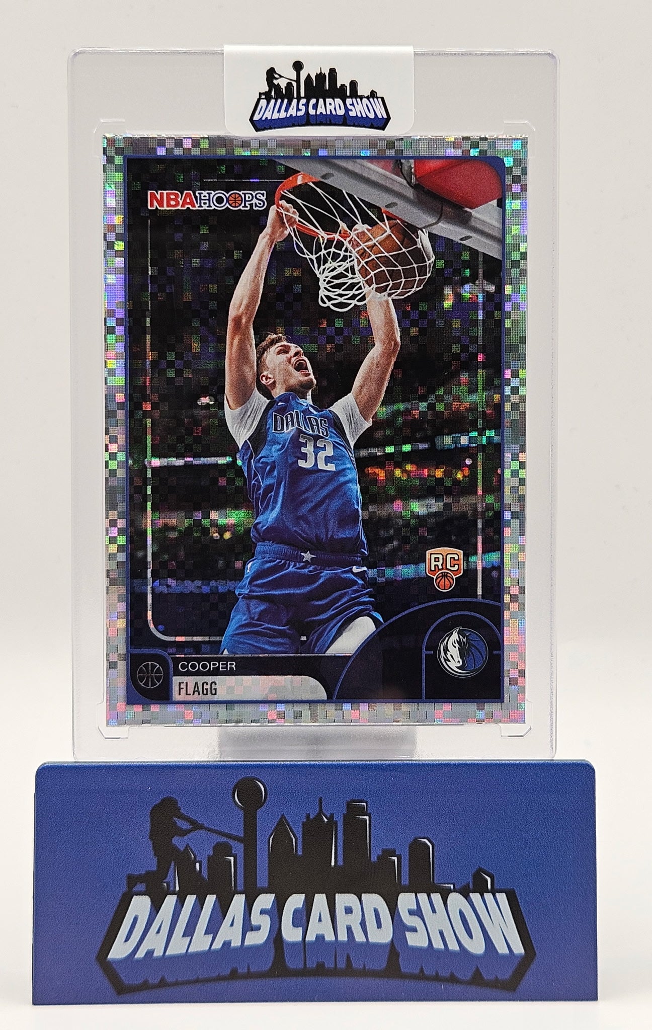 2025-26 Topps Hoops #35 Cooper Flagg Pixels Refractor Rookie RC
