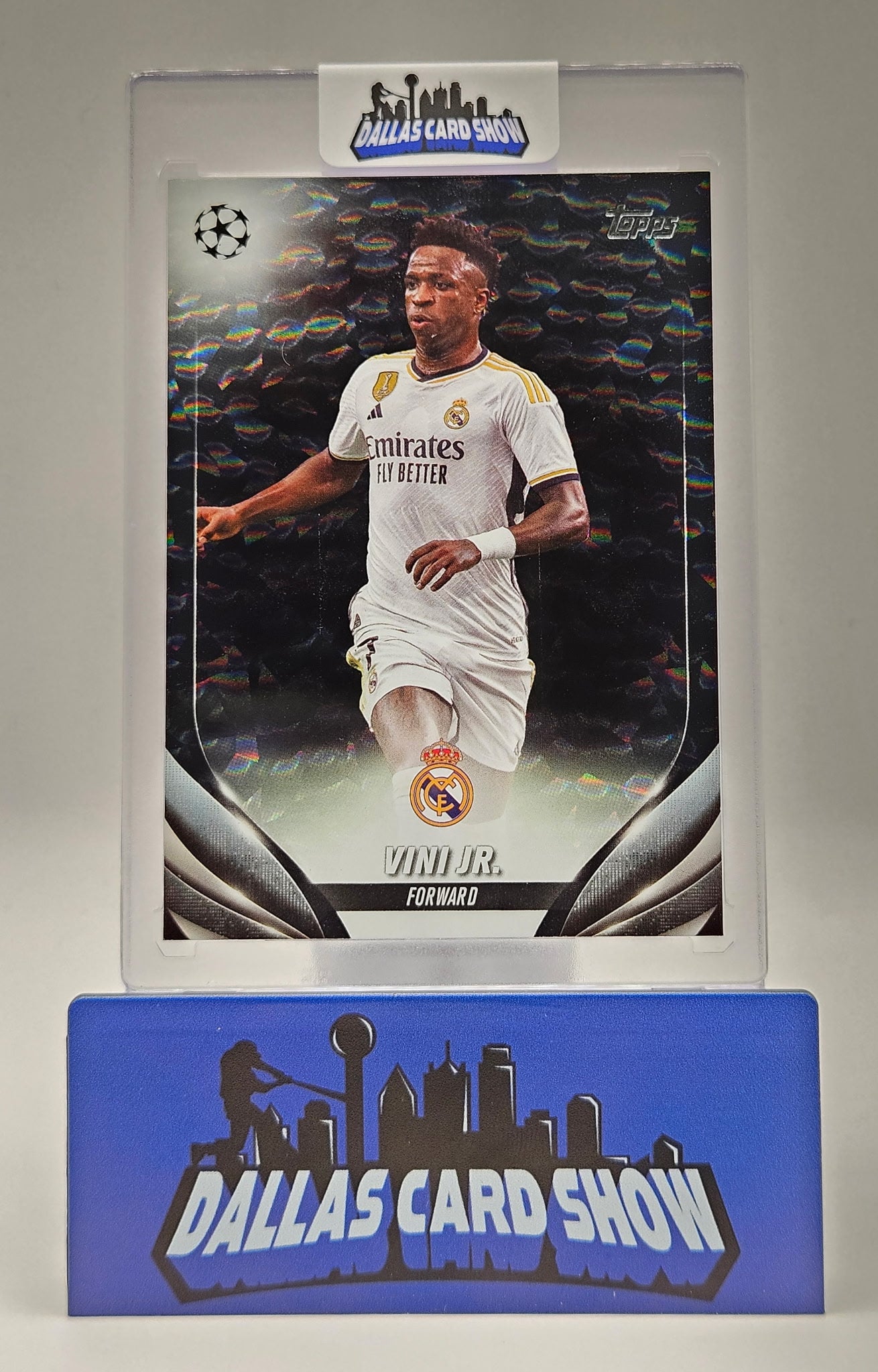 2024 Topps UEFA #92 Vini Jr. Black Foil /10 Brazil