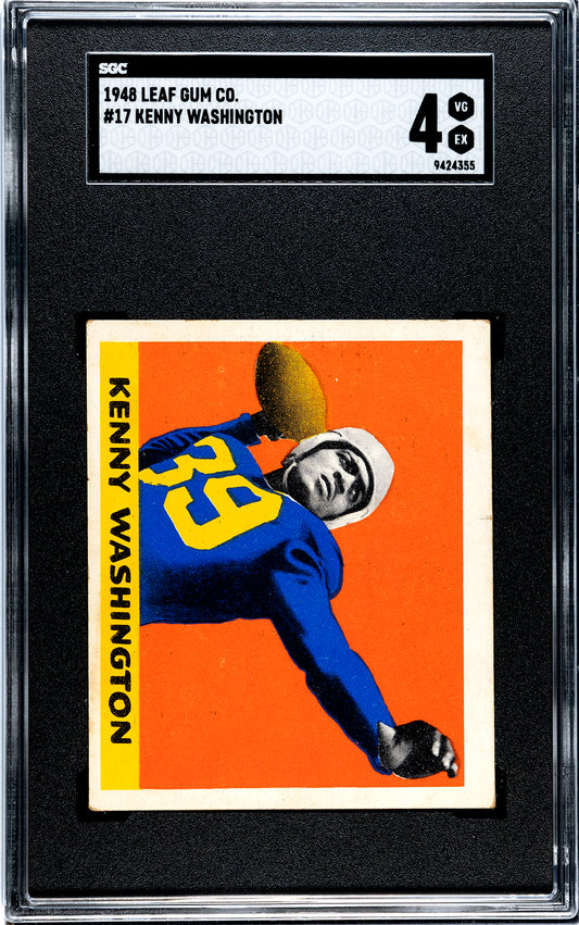 1948 Leaf Gum Co. Kenny Washington #17 SGC 4