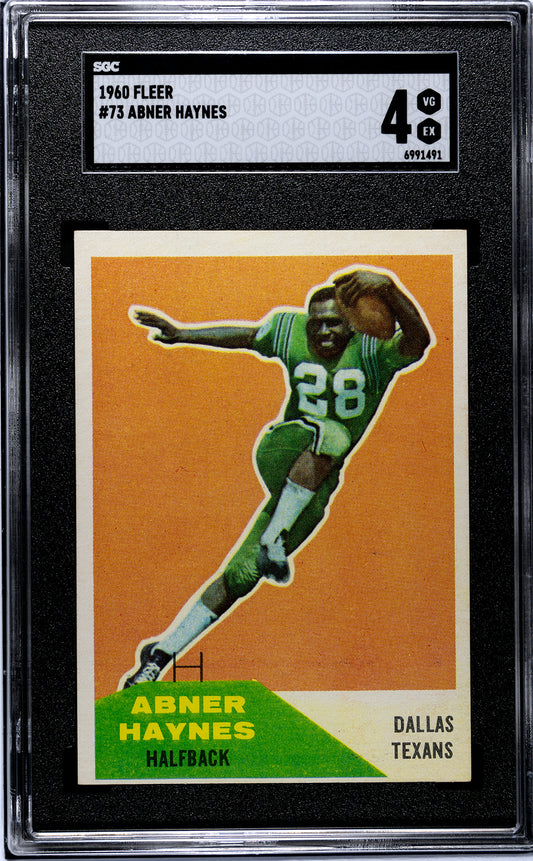 1960 Fleer #73 Abner Haynes SGC 4
