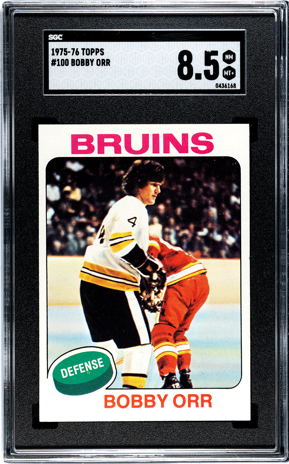 1976-76 Topps Bobby Orr #100 SGC 8.5 NM-MT+