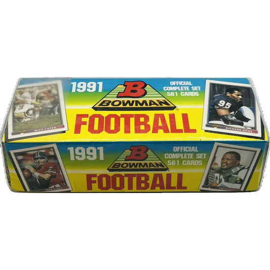 1991 BOWMAN FOOTBALL COMPLETE FACTORY SEALED 561 CARD SET