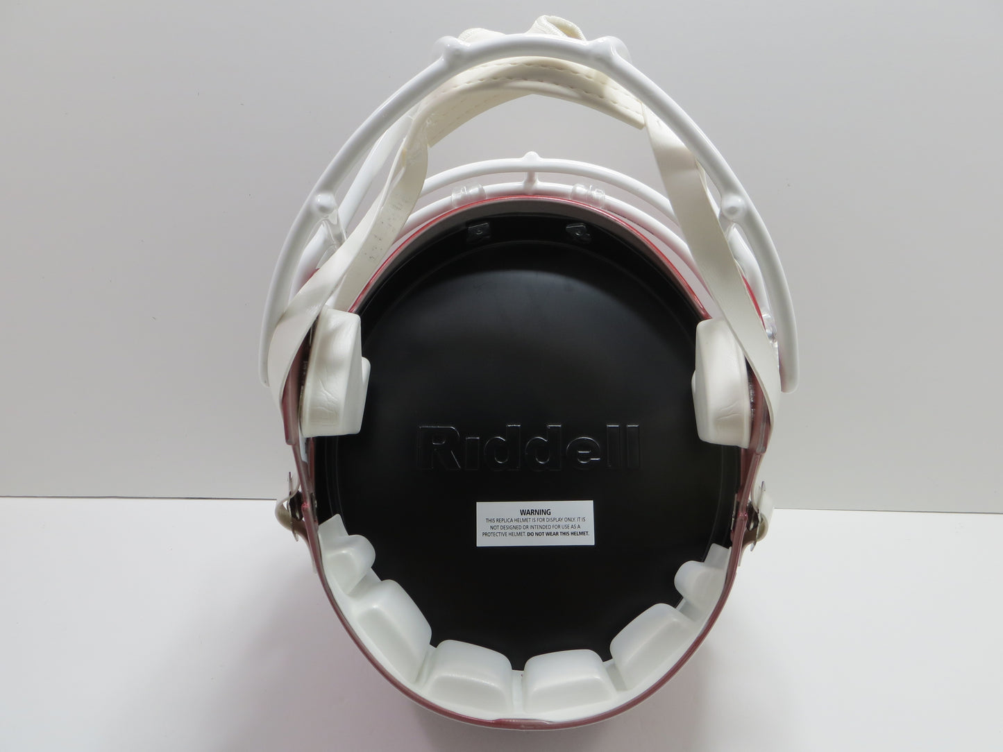 OKLAHOMA OU SOONERS HEISMAN SIGNED FULL SIZE HELMET White Sims Owens BAS