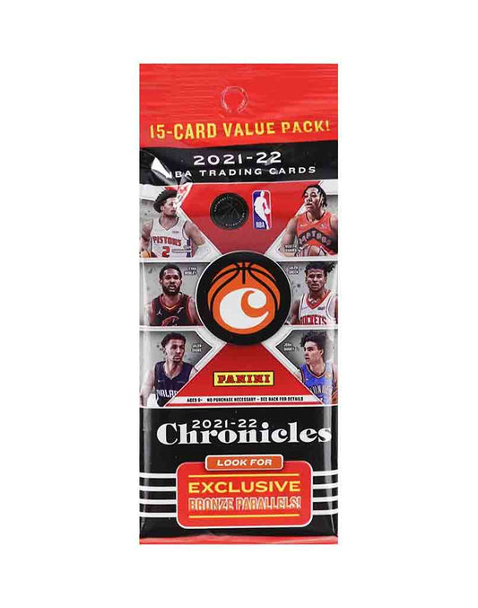 2021-22 Panini Chronicles Basketball 15 Card Value Pack