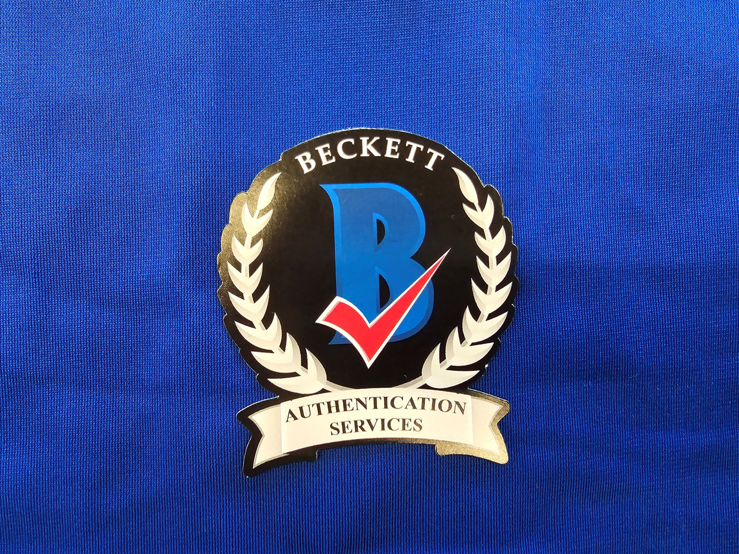 JOSH SBORZ TEXAS RANGERS SIGNED BLUE JERSEY size XL BAS COA