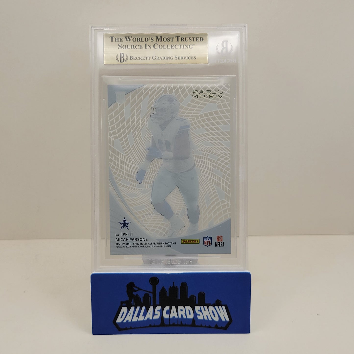2021 Panini Chronicles Clear Vision Rookies Micah Parsons RC #11 BGS 9.5 Dallas Cowboys
