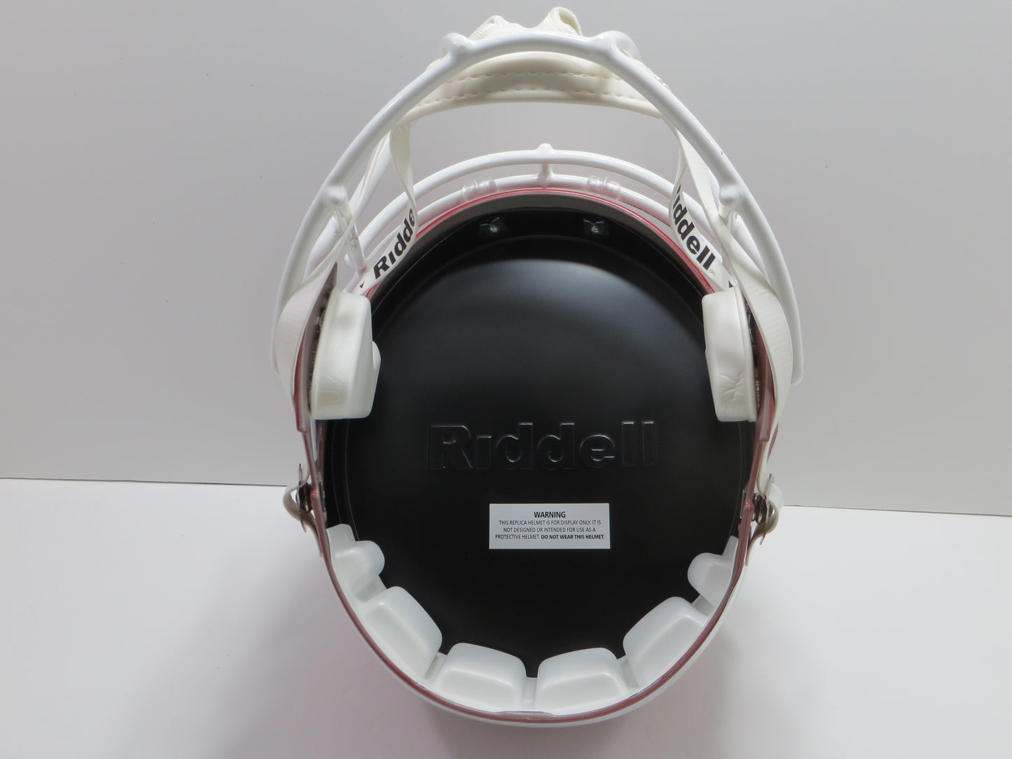 OKLAHOMA OU SOONERS HEISMAN SIGNED FULL SIZE HELMET White Sims Owens BAS