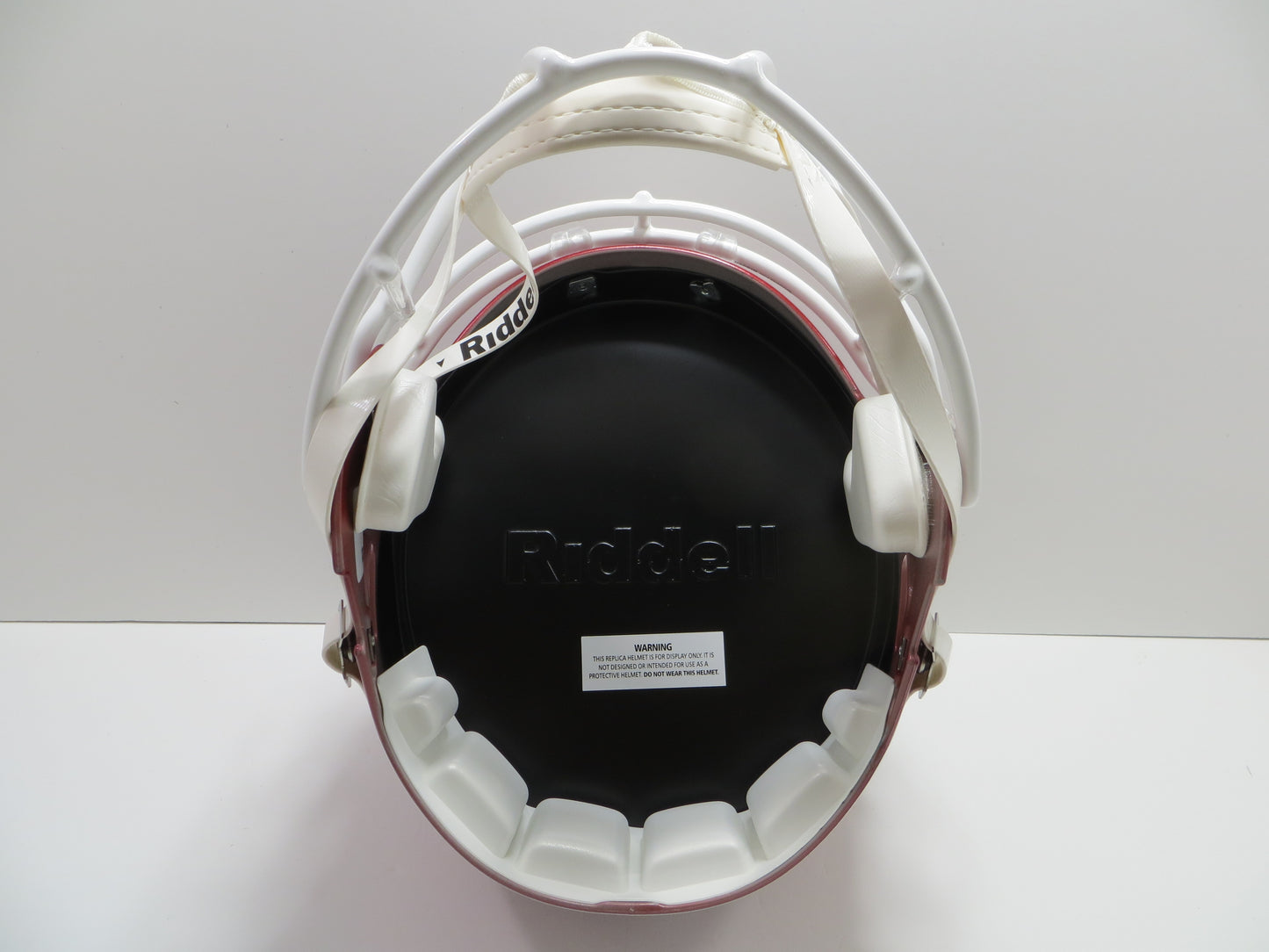 OKLAHOMA OU SOONERS HEISMAN SIGNED FULL SIZE HELMET White Sims Owens BAS