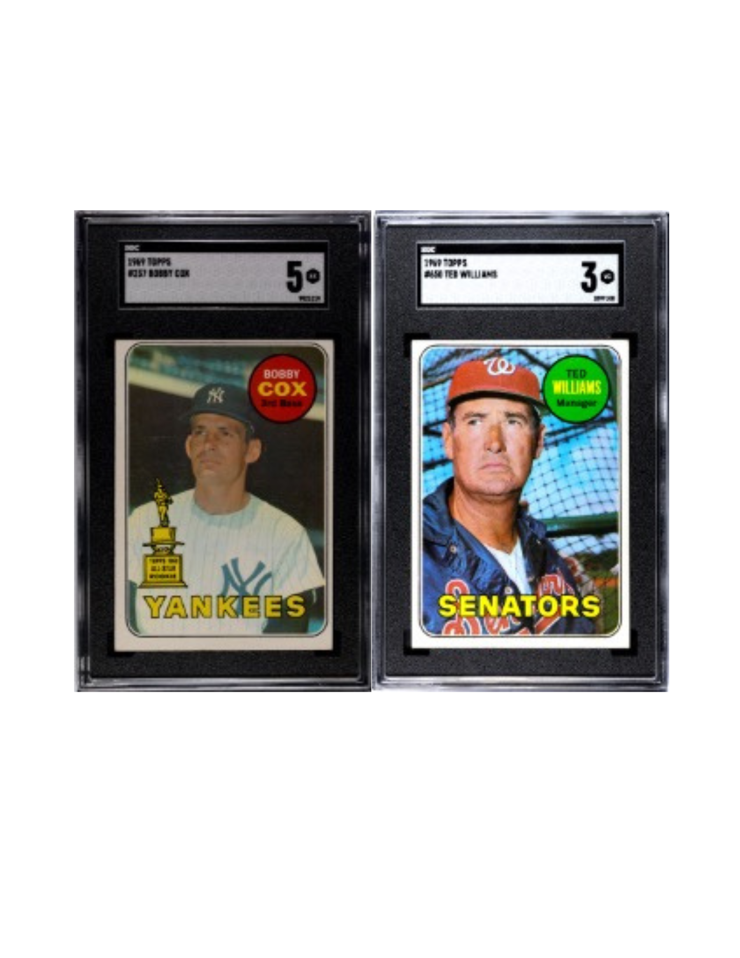1969 Topps Baseball Complete Set (664) Featuring 23 Graded Cards