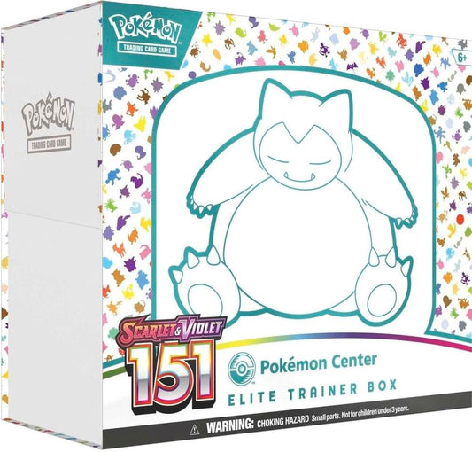 2023 Pokemon - Scarlet & Violet 151 (POKEMON CENTER) Elite Trainer Box