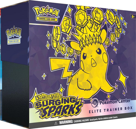 2025 Pokemon - Surging Sparks (POKEMON CENTER) Elite Trainer Box