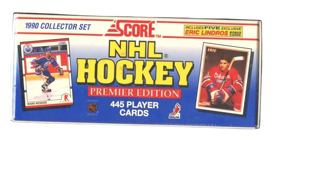 1990 SCORE HOCKEY COMPLETE FACTORY SEALED SET - 5 ERIC LINDROS BONUS INSERTS