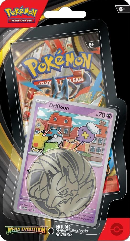 2025 Pokemon - Mega Evolution Single Pack Blister (Drifloon)