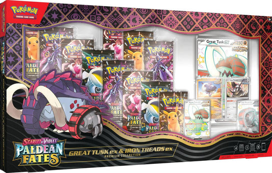 2025 Pokemon - Great Tusk ex & Iron Treads ex Premium Collection