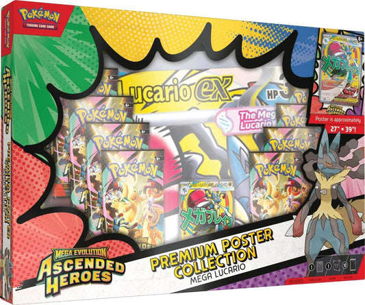 2026 Pokemon - Ascended Heroes Premium Poster Collection (Lucario)
