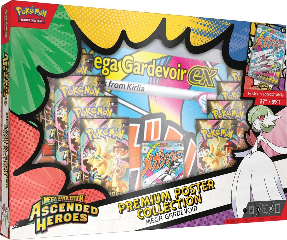 2026 Pokemon - Ascended Heroes Premium Poster Collection (Gardevoir)