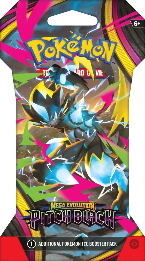 2026 Pokemon Mega Evolutions Pitch Black Single Blister Pack