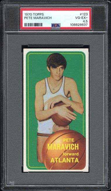 1970 Topps Pete Maravich (Pistol Pete) #123 PSA 4.5 VG-EX+