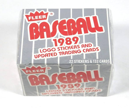 1989 FLEER UPDATE BASEBALL COMPLETE SET - 132 CARDS & 22 STICKERS