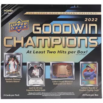 2022 Upper Deck Goodwin Champions Hobby Box