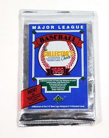 1989 Upper Deck Low Series Single (1) Pack SEALED