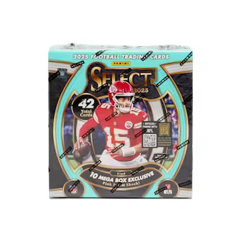 2025 Panini Select Football Mega Box (Pink Prizm Shock Parallels!)