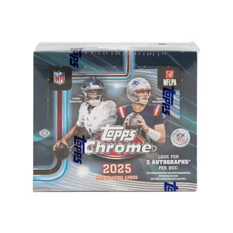 2025 Topps Chrome Football Jumbo Hobby Box