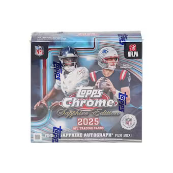 2025 Topps Chrome Football Sapphire Edition Box