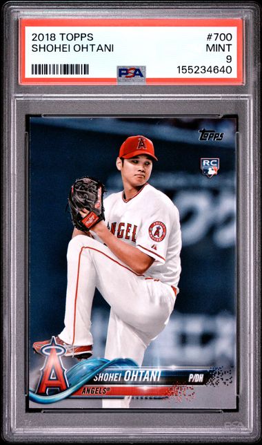 2018 Topps Shohei Ohtani Pitching Rookie #700 PSA 9