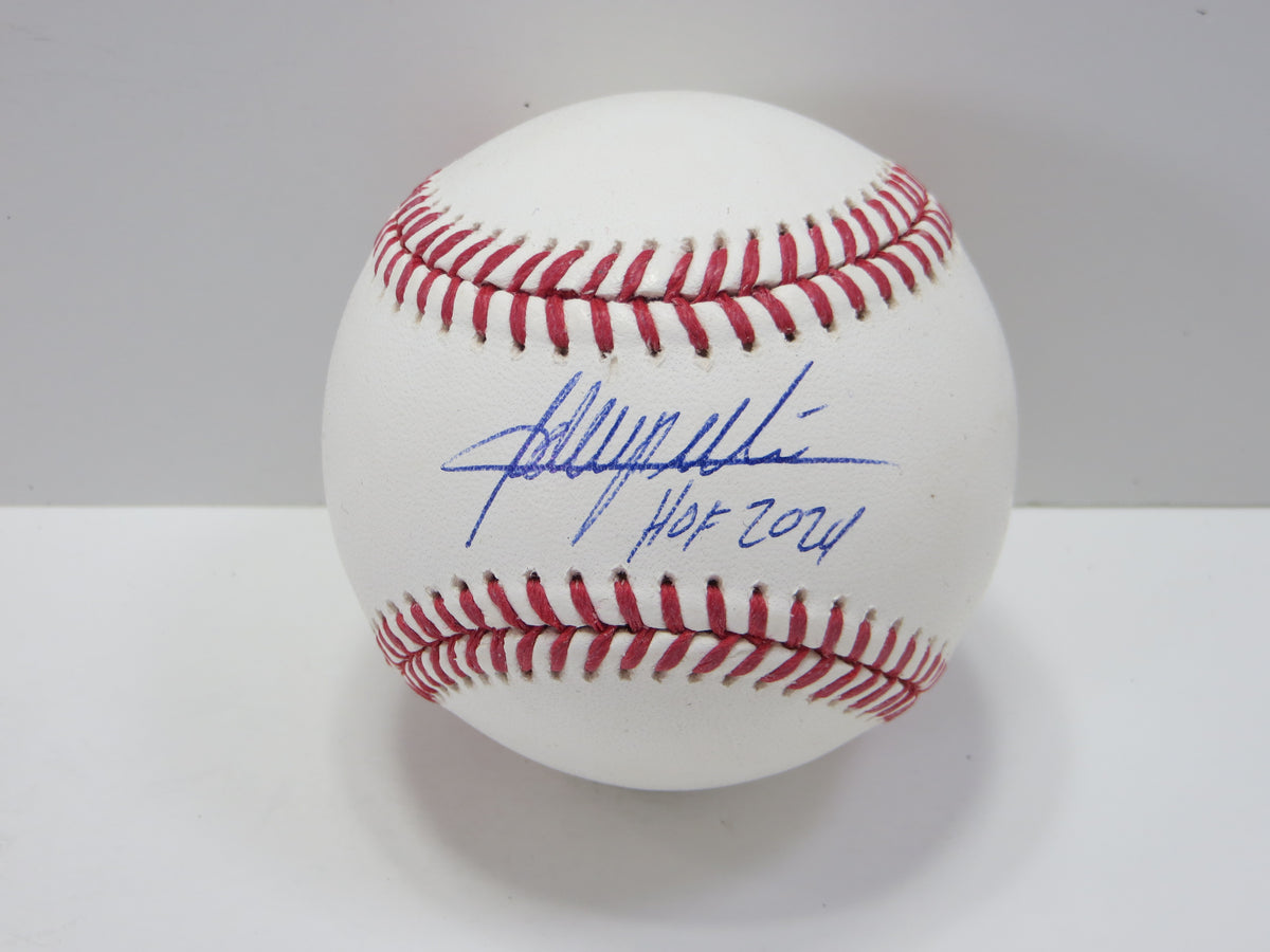 ADRIAN BELTRE SIGNED RAWLINGS OML BASEBALL wHOF 2024 Rangers Mariners LA JSA