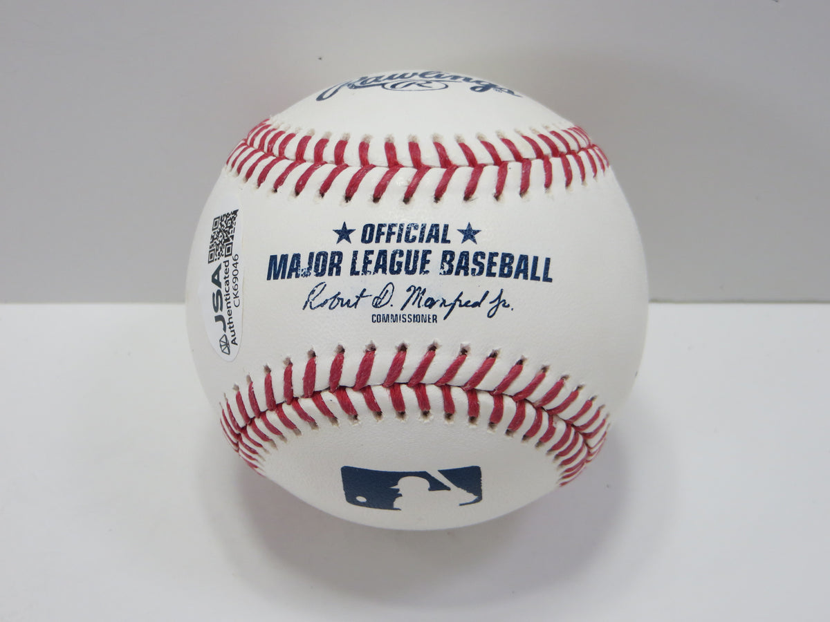 ADRIAN BELTRE SIGNED RAWLINGS OML BASEBALL wHOF 2024 Rangers Mariners LA JSA