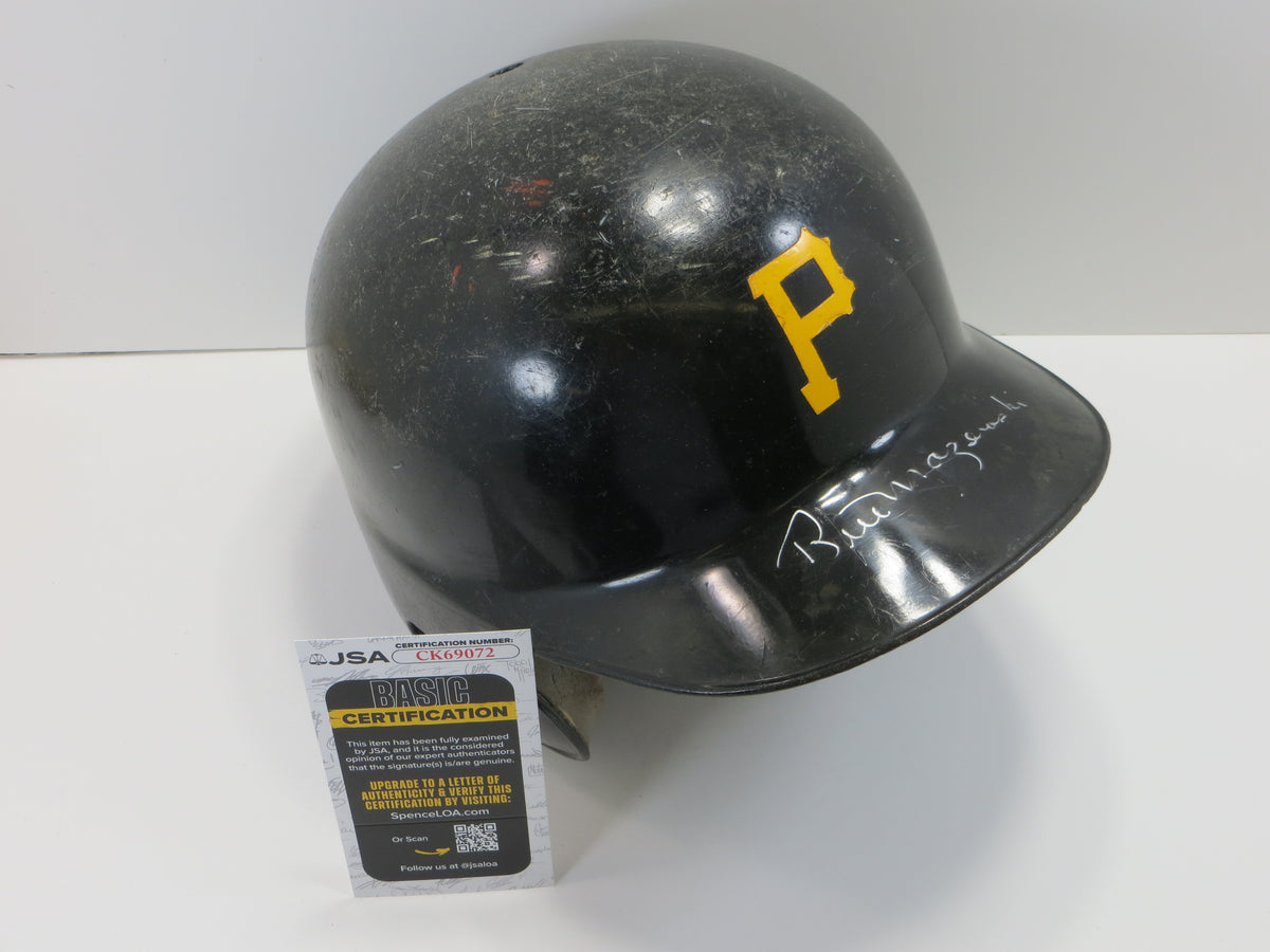 BILL MAZEROSKI SIGNED PITTSBURGH PIRATES FULL SIZE BATTING HELMET JSA COA