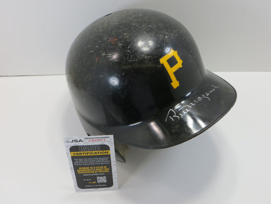 BILL MAZEROSKI SIGNED PITTSBURGH PIRATES FULL SIZE BATTING HELMET JSA COA