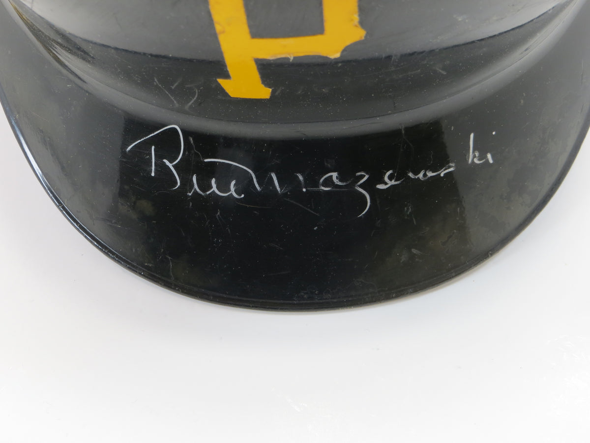 BILL MAZEROSKI SIGNED PITTSBURGH PIRATES FULL SIZE BATTING HELMET JSA COA