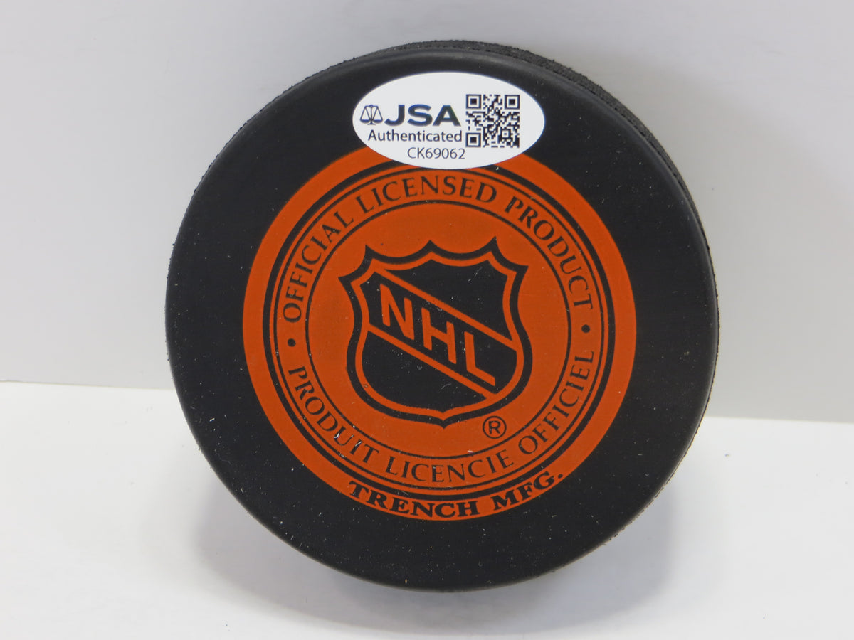 BRENT GILCREST SIGNED DALLAS STARS HOCKEY PUCK JSA