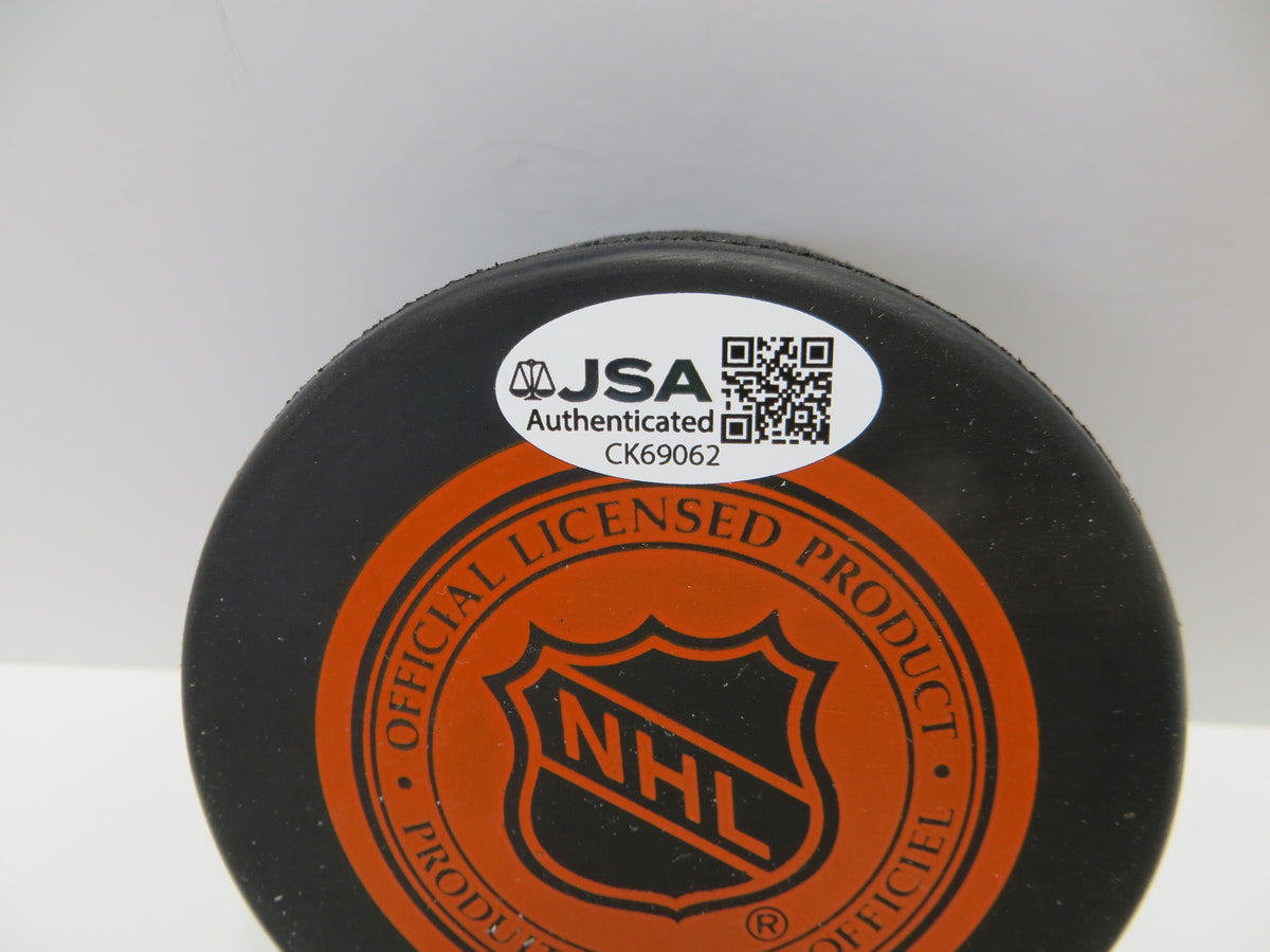 BRENT GILCREST SIGNED DALLAS STARS HOCKEY PUCK JSA
