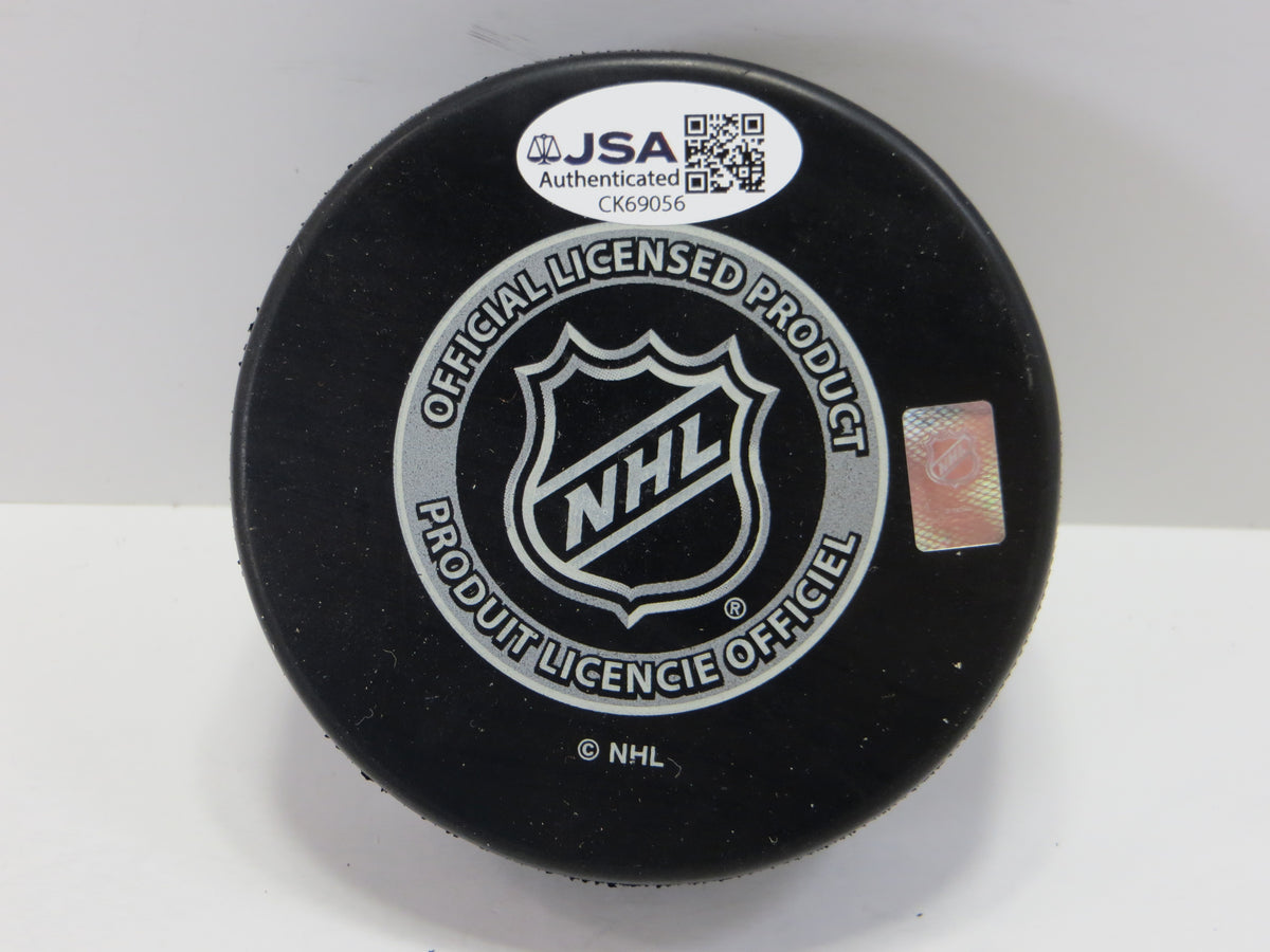 BRETT HULL SIGNED DALLAS STARS Current Logo HICKEY PUCK Blues JSA